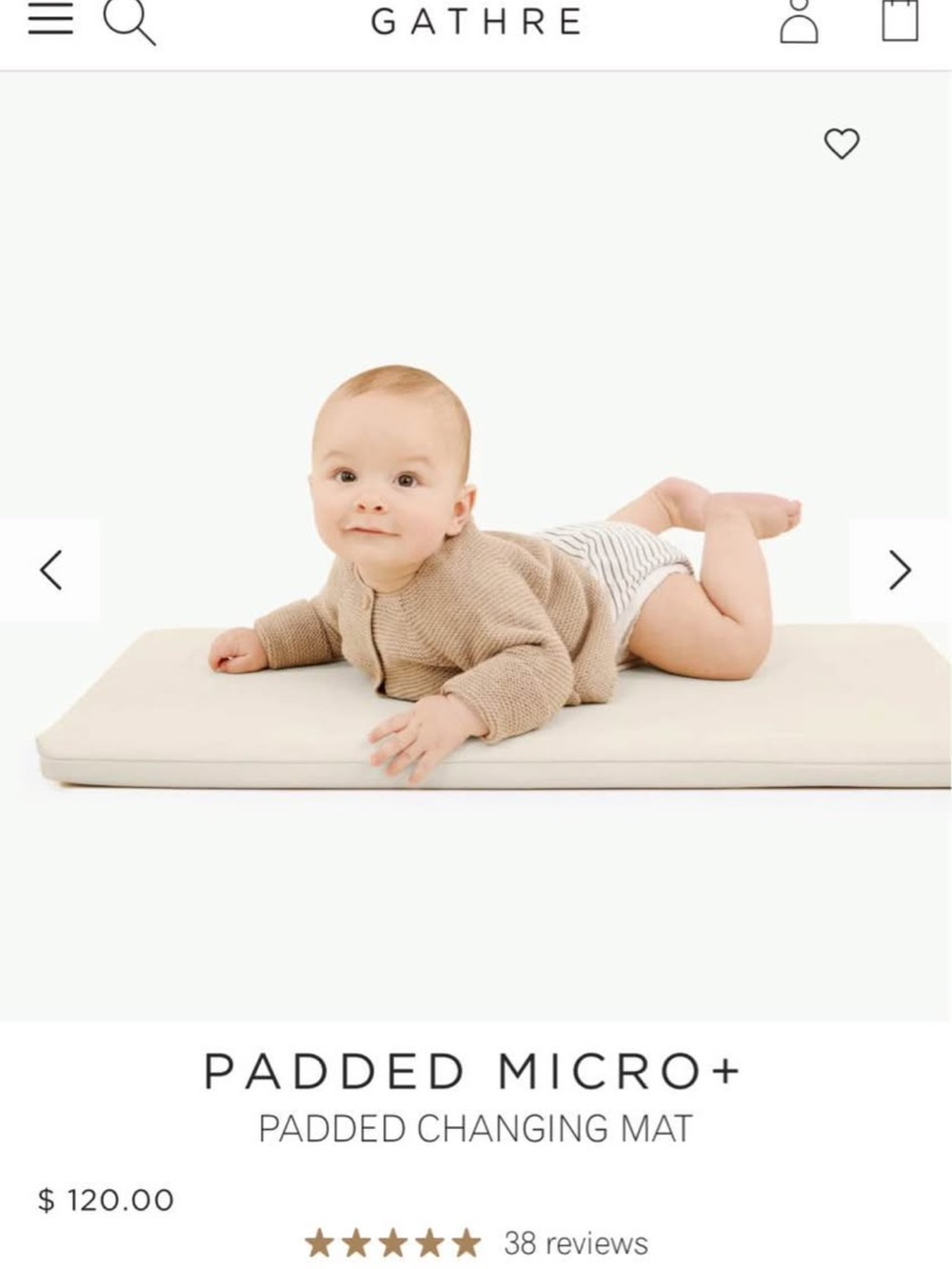 Gathre Padded Micro+ Changing Mat